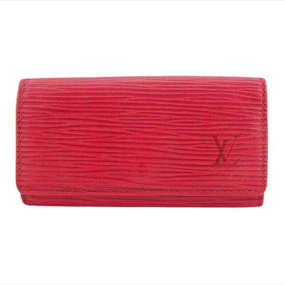 LOUIS VUITTON Key Case Ep Castillian Epi Leather Authentic USED - Picture 1 of 10